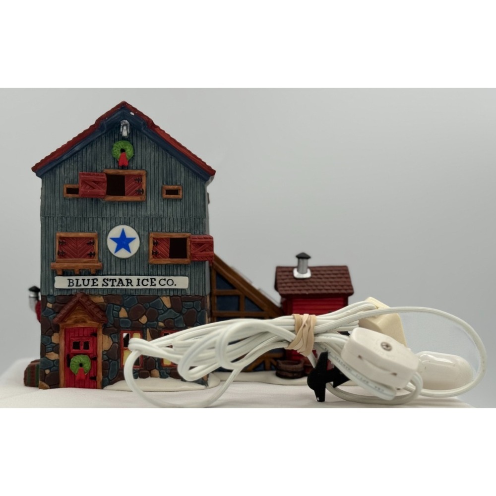 Dept 56 New England Village Series "Blue Star Ice Co." #5647-2      1993